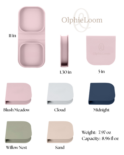 Portable Foldable Travel Plate