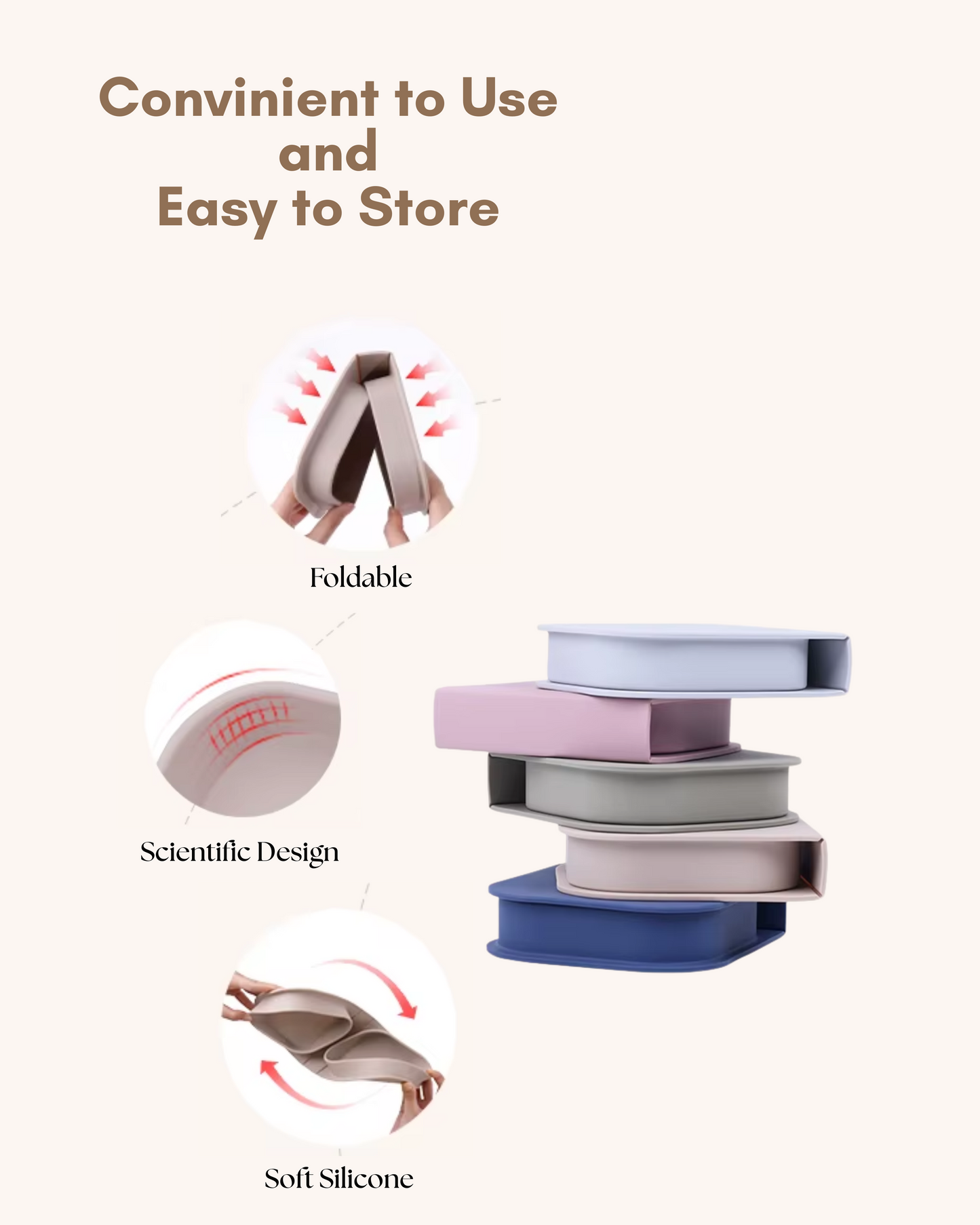 Portable Foldable Travel Plate